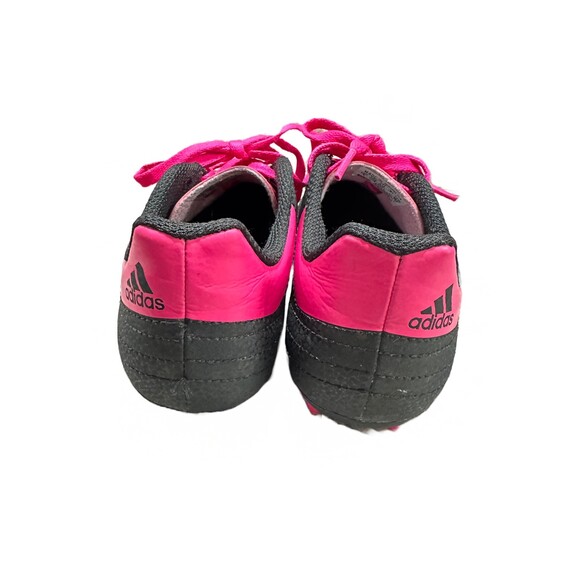 Adidas Boy Child Goletto Vi Firm Ground Shoe Pink Black Size 1Y - Picture 2 of 6